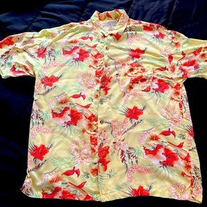 Unionbay Tropical Hawaiian Shirt Rayon Size Large
